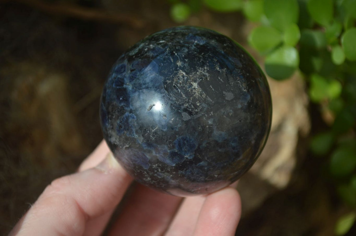 Polished Rare Iolite Spheres x 4 From Ambatofinandrahana, Madagascar - Toprock Gemstones and Minerals 