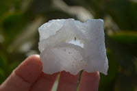 Natural Etched Blue Chalcedony Specimens  x 12 From Malawi - Toprock Gemstones and Minerals 