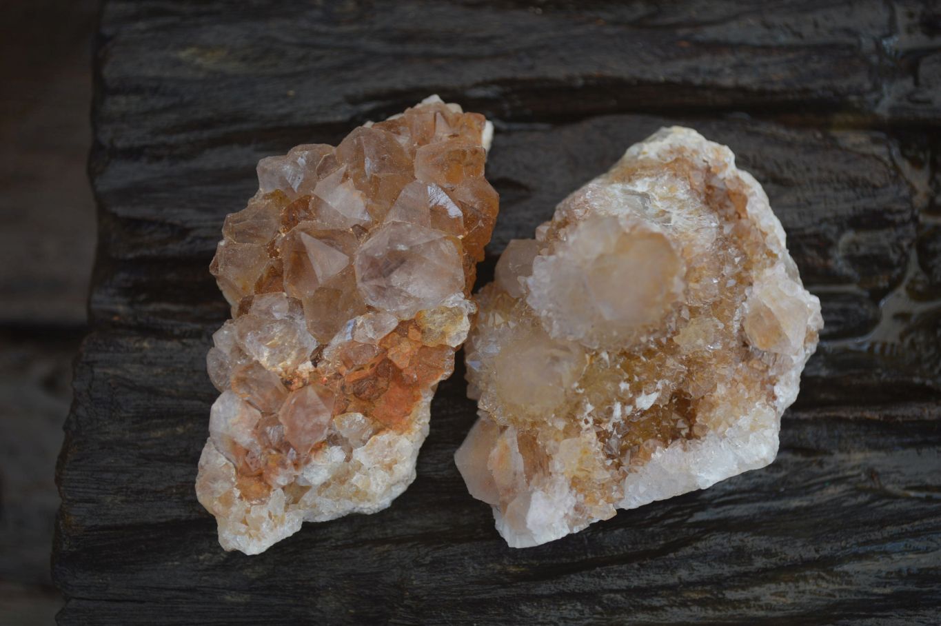 Natural Mixed Spirit Quartz Specimens  x 12 From South Africa - Toprock Gemstones and Minerals 