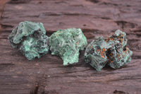 Natural Chatoyant Silky Malachite Specimens  x 20 From Congo - Toprock Gemstones and Minerals 
