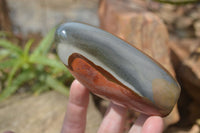 Polished Polychrome Jasper Standing Free Forms  x 4 From Madagascar - Toprock Gemstones and Minerals 