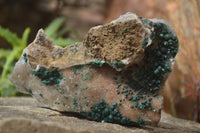 Natural Rare Ball Malachite On Drusy Quartz Dolomite Specimens x 2 From Congo - Toprock Gemstones and Minerals 