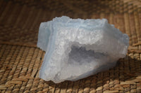 Natural Etched Blue Chalcedony Specimens  x 12 From Malawi - Toprock Gemstones and Minerals 