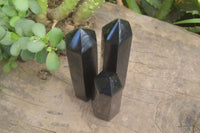 Polished Black Basalt Items  x 7 From Madagascar