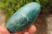 Polished Blue Amazonite Galets  x 12 From Madagascar - Toprock Gemstones and Minerals 