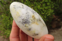 Polished Dendritic White Opal Standing Free Forms  x 4 From Madagascar - Toprock Gemstones and Minerals 