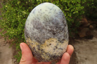 Polished Dendritic White Opal Standing Free Forms  x 4 From Madagascar - Toprock Gemstones and Minerals 