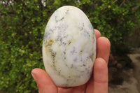 Polished Dendritic White Opal Standing Free Forms  x 4 From Madagascar - Toprock Gemstones and Minerals 
