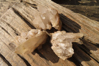 Natural Clear Quartz Clusters  x 12 From Madagascar - Toprock Gemstones and Minerals 