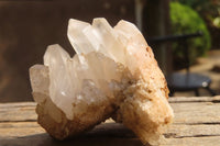 Natural Clear Quartz Clusters  x 12 From Madagascar - Toprock Gemstones and Minerals 