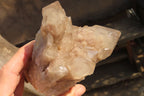 Natural Cascading Smokey Quartz Clusters  x 2 From Congo - Toprock Gemstones and Minerals 