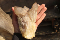 Natural Cascading Smokey Quartz Clusters  x 2 From Congo - Toprock Gemstones and Minerals 