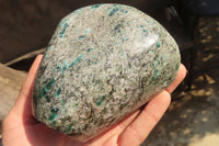 Polished Rare Emerald Mica In Matrix Standing Free Forms x 1 From Mutoko, Zimbabwe - Toprock Gemstones and Minerals 