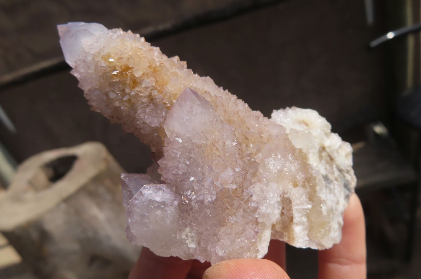 Natural Ametrine Spirit Quartz Clusters x 12 From Boekenhouthoek, South Africa - Toprock Gemstones and Minerals 