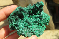 Natural Silky Malachite Specimens x 6 From Kasompe, Congo - Toprock Gemstones and Minerals 