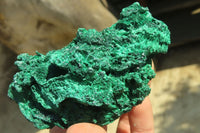 Natural Silky Malachite Specimens x 6 From Kasompe, Congo - Toprock Gemstones and Minerals 