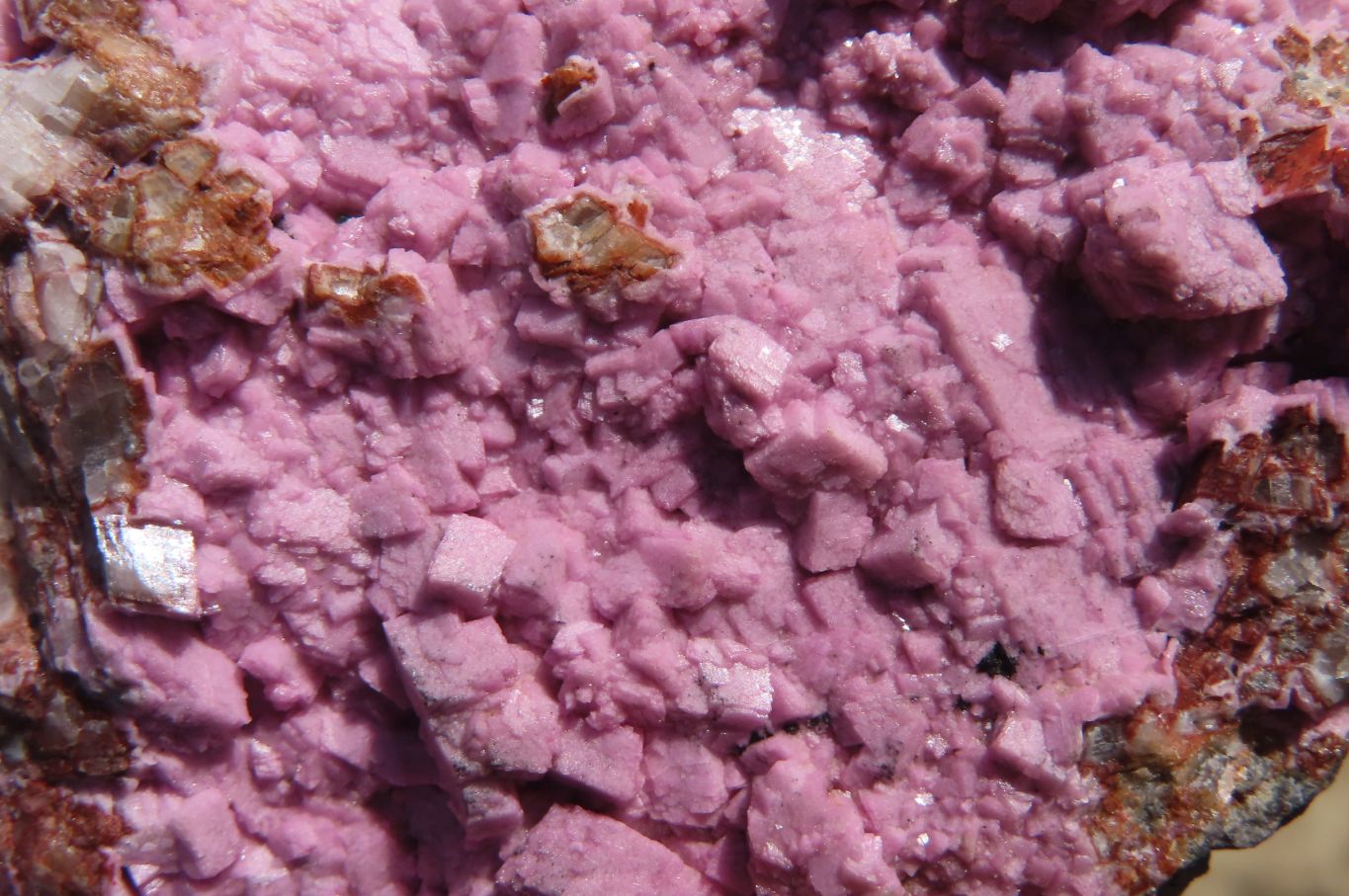 Natural Salrose Cobaltion Dolomite Specimens x 4 From Kakanda, Congo - Toprock Gemstones and Minerals 