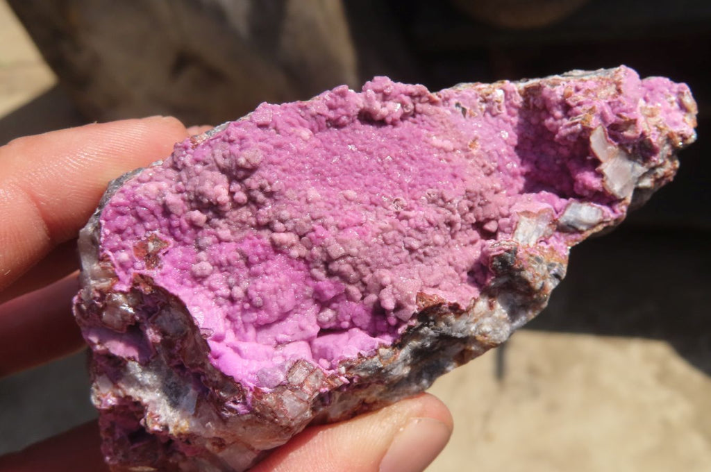 Natural Salrose Cobaltion Dolomite Specimens x 4 From Kakanda, Congo - Toprock Gemstones and Minerals 