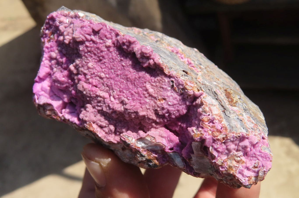 Natural Salrose Cobaltion Dolomite Specimens x 4 From Kakanda, Congo - Toprock Gemstones and Minerals 