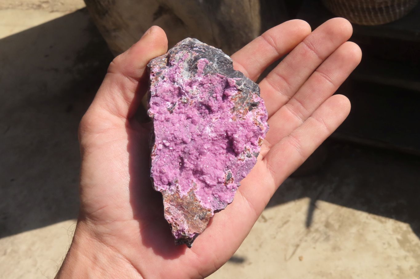 Natural Salrose Cobaltion Dolomite Specimens x 4 From Kakanda, Congo - Toprock Gemstones and Minerals 