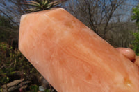 Polished Orange Twist Calcite Tower x 1 From Maevantanana, Madagascar - Toprock Gemstones and Minerals 
