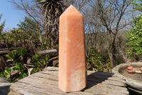 Polished Orange Twist Calcite Tower x 1 From Maevantanana, Madagascar - Toprock Gemstones and Minerals 