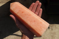 Polished Orange Twist Calcite Tower x 1 From Maevantanana, Madagascar - Toprock Gemstones and Minerals 