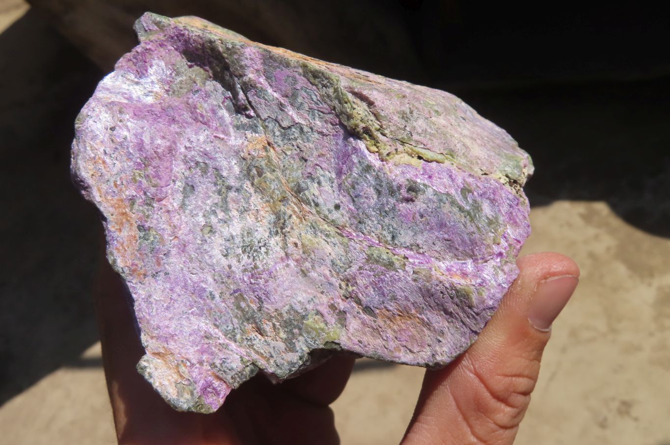 Natural Stichtite & Serpentine Specimens x 5 From Barberton, South Africa - Toprock Gemstones and Minerals 