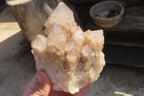 Natural Smokey Quartz Clusters x 2 From Luena, Congo - Toprock Gemstones and Minerals 