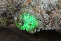 Natural Fluorescent Hyalite Opal On Smokey Quartz Specimen x 1 From Erongo, Namibia - Toprock Gemstones and Minerals 