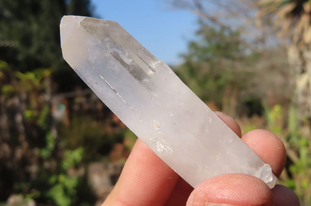 Natural Single Clear Quartz Crystals x 35 From Mpika, Zambia - Toprock Gemstones and Minerals 