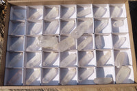 Natural Single Clear Quartz Crystals x 35 From Mpika, Zambia