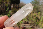 Natural Single Clear Quartz Crystals x 35 From Mpika, Zambia - Toprock Gemstones and Minerals 