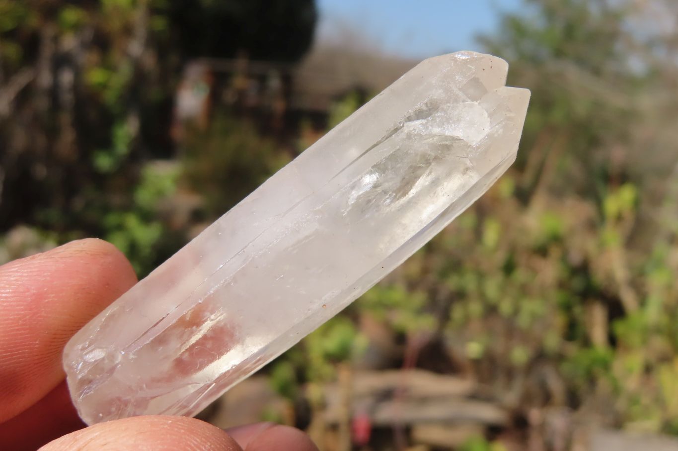 Natural Single Clear Quartz Crystals x 35 From Mpika, Zambia - Toprock Gemstones and Minerals 