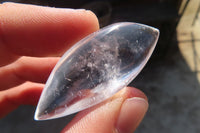 Polished Clear Quartz "Angel Tears" pendant pieces x 20 From Madagascar - Toprock Gemstones and Minerals 