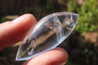 Polished Clear Quartz "Angel Tears" pendant pieces x 20 From Madagascar - Toprock Gemstones and Minerals 