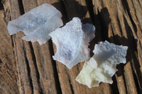 Natural Etched Blue Chalcedony Specimens x 24 From Nsanje, Malawi - Toprock Gemstones and Minerals 