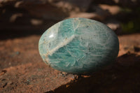 Polished Amazonite Galet / Palm Stones x 12 From Ambositra, Madagascar