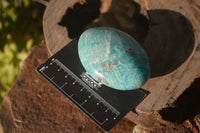 Polished Amazonite Galet / Palm Stones x 12 From Ambositra, Madagascar