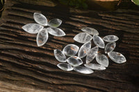 Polished Clear Quartz "Angel Tears" pendant pieces x 20 From Madagascar - Toprock Gemstones and Minerals 