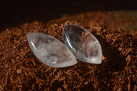 Polished Clear Quartz "Angel Tears" pendant pieces x 20 From Madagascar - Toprock Gemstones and Minerals 