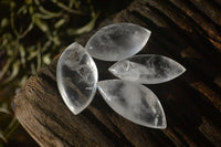 Polished Clear Quartz "Angel Tears" pendant pieces x 20 From Madagascar - Toprock Gemstones and Minerals 