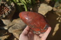 Polished Red Jasper Standing Free Forms x 1 From Madagascar - Toprock Gemstones and Minerals 
