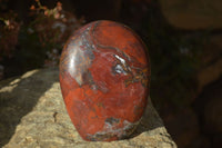 Polished Red Jasper Standing Free Forms x 1 From Madagascar - Toprock Gemstones and Minerals 