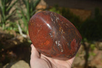 Polished Red Jasper Standing Free Forms x 1 From Madagascar - Toprock Gemstones and Minerals 