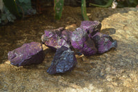 Natural Metallic Purpurite Cobbed Specimens x 6 From Erongo, Namibia - Toprock Gemstones and Minerals 