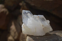Polished Quartz Clusters x 6 From Madagascar - Toprock Gemstones and Minerals 