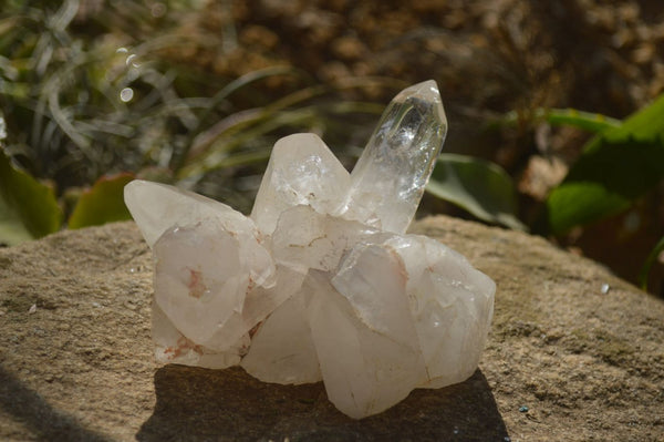 Polished Quartz Clusters x 6 From Madagascar