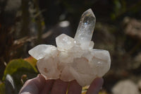 Polished Quartz Clusters x 6 From Madagascar - Toprock Gemstones and Minerals 