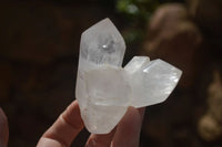 Polished Quartz Clusters x 6 From Madagascar - Toprock Gemstones and Minerals 